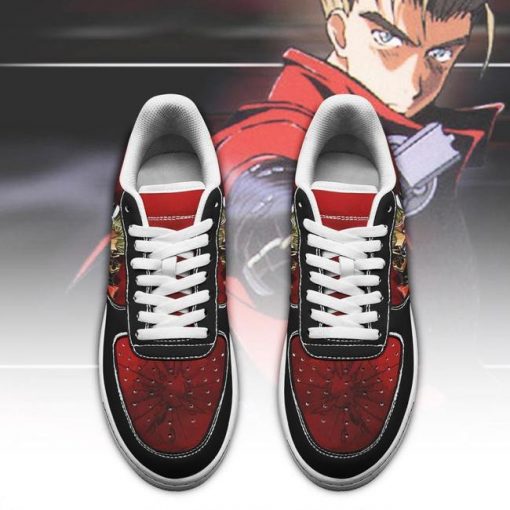 Trigun Shoes Vash The Stampede Air Force Sneakers Anime Shoes - 2 - GearAnime