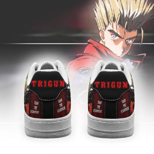 Trigun Shoes Vash The Stampede Air Force Sneakers Anime Shoes - 3 - GearAnime