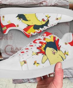 Typhlosion Skate Shoes Pokemon Custom Anime Shoes PN11 - 2 - GearAnime