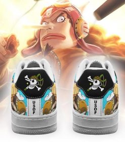Usop Air Force Sneakers Custom One Piece Anime Shoes Fan PT04 - 3 - GearAnime