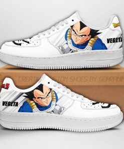 Vegeta Air Force Sneakers Custom Dragon Ball Z Anime Shoes PT04 - 1 - GearAnime