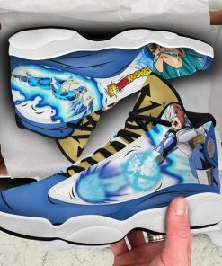 Vegeta Blue Jordan 13 Sneakers Dragon Ball Super Anime Custom Shoes - 2 - GearAnime
