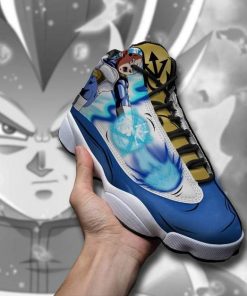 Vegeta Blue Jordan 13 Sneakers Dragon Ball Super Anime Custom Shoes - 4 - GearAnime