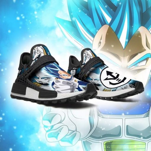 Vegeta NMD Custom Shoes Super Saiyan Blue Dragon Ball Super - 3 - GearAnime