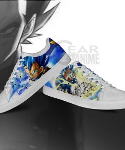 Vegeta Blue Skate Shoes Dragon Ball Anime Custom Shoes PN09 - 4 - GearAnime