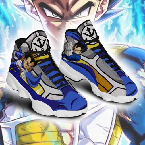 Vegeta Jordan 13 Shoes Uniform Dragon Ball Anime Sneakers - 3 - GearAnime