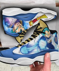 Vegeta Saiyan Blue Jordan 13 Sneakers Dragon Ball Super Anime Shoes - 3 - GearAnime