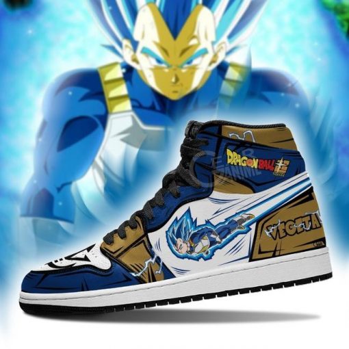 Vegeta Air Jordan Sneakers Custom Dragon Ball Super Anime Shoes - 3 - GearAnime