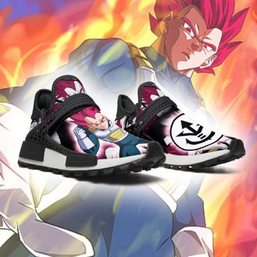 Vegeta SSJ God NMD Shoes Symbol Dragon Ball Z Anime Sneakers - 3 - GearAnime