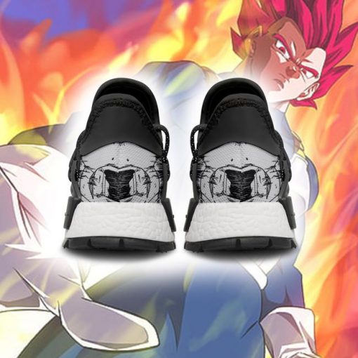 Vegeta SSJ God NMD Shoes Symbol Dragon Ball Z Anime Sneakers - 4 - GearAnime