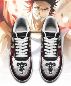 Yami Sukehiro Air Force Sneakers Black Bull Knight Black Clover Anime Shoes - 2 - GearAnime