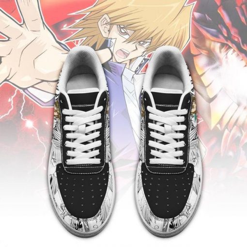 Yugioh Shoes Joey Wheeler Air Force Sneakers Yu Gi Oh Anime Shoes - 2 - GearAnime