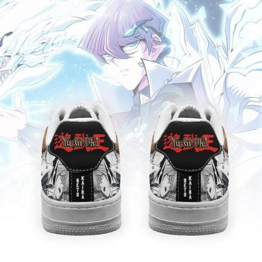 Yugioh Shoes Seto Kaiba Air Force Sneakers Yu Gi Oh Anime Shoes - 3 - GearAnime