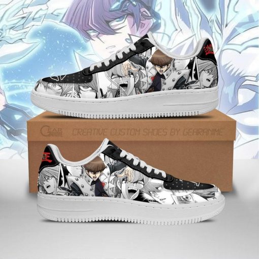 Yugioh Shoes Seto Kaiba Air Force Sneakers Yu Gi Oh Anime Shoes - 1 - GearAnime