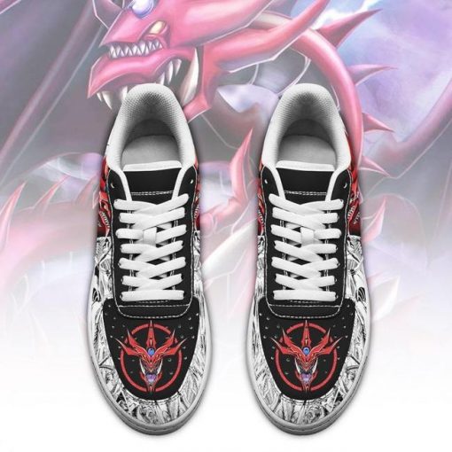 Yugioh Shoes Slifer The Sky Dragon Air Force Sneakers Yu Gi Oh Anime Shoes - 2 - GearAnime