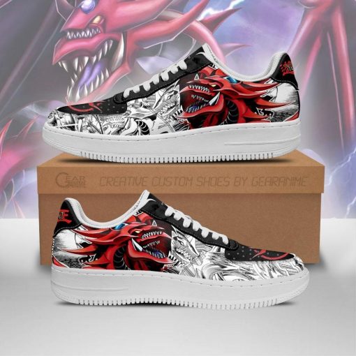 Yugioh Shoes Slifer The Sky Dragon Air Force Sneakers Yu Gi Oh Anime Shoes - 1 - GearAnime