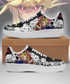 Yugioh Shoes Yugi Mutou Air Force Sneakers Yu Gi Oh Anime Shoes - 1 - GearAnime