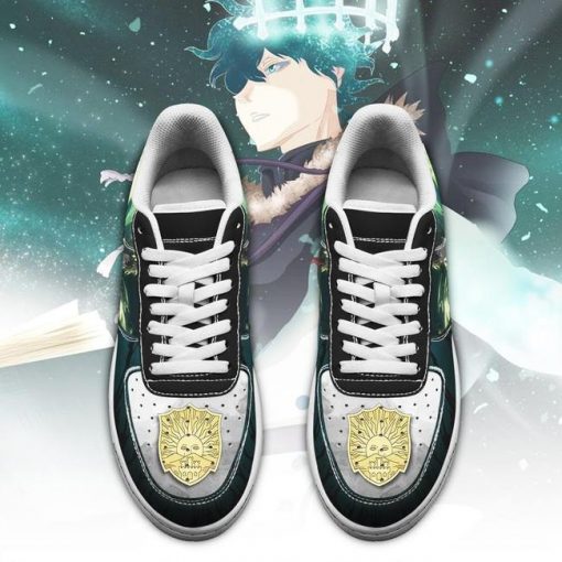 Yuno Air Force Sneakers Golden Dawn Magic Knight Black Clover Anime Shoes - 2 - GearAnime