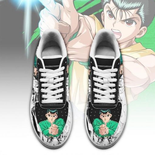 Yusuke Urameshi Air Force Sneakers Yu Yu Hakusho Anime Manga Shoes - 2 - GearAnime