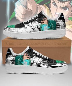 Yusuke Urameshi Air Force Sneakers Yu Yu Hakusho Anime Manga Shoes - 1 - GearAnime