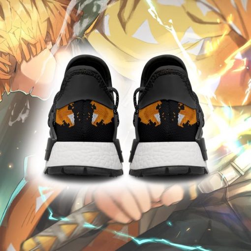 Zenitsu Agatsuma NMD Shoes Custom Demon Slayer Anime Sneakers - 4 - GearAnime