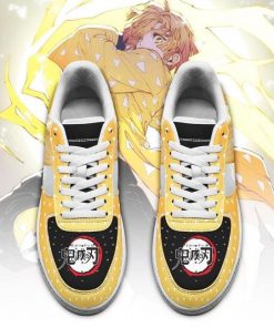 Zenitsu Air Force Sneakers Demon Slayer Anime Shoes Fan Gift Idea PT06 - 2 - GearAnime