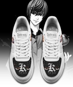 Death Note Light Yagami Air Force Shoes Custom Anime PT11 - 2 - GearAnime