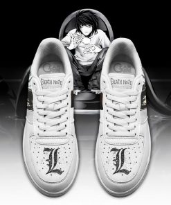 Death Note L Lawliet Air Force Shoes Custom Anime PT11 - 2 - GearAnime