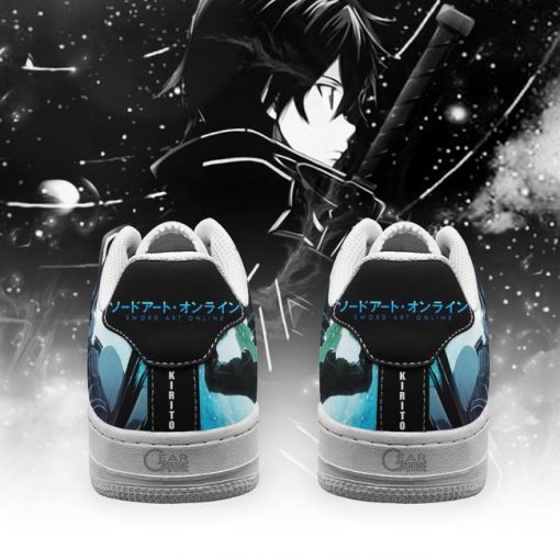 SAO Kirito Air Force Shoes Sword Art Online Anime Sneakers PT11 - 3 - GearAnime