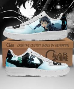 SAO Kirito Air Force Shoes Sword Art Online Anime Sneakers PT11 - 1 - GearAnime