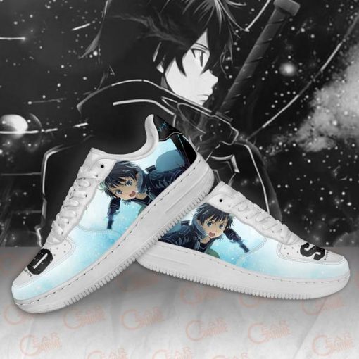 SAO Kirito Air Force Shoes Sword Art Online Anime Sneakers PT11 - 4 - GearAnime