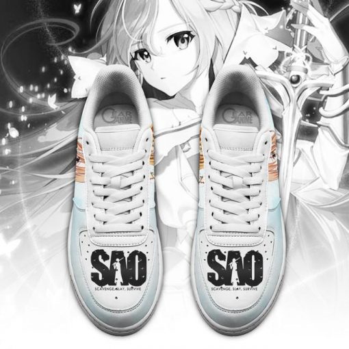SAO Asuna Yuuki Air Force Shoes Sword Art Online Anime Sneakers PT11 - 2 - GearAnime