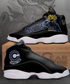 Future Trunks Jordan 13 Sneakers Dragon Ball Z Custom Anime Shoes MN11 - 1 - GearAnime