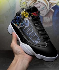 Future Trunks Jordan 13 Sneakers Dragon Ball Z Custom Anime Shoes MN11 - 3 - GearAnime