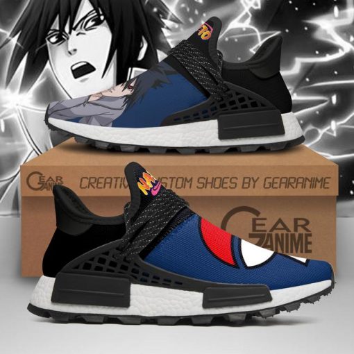 Uchiha Sasuke NMD Shoes Naruto Custom Anime Shoes PT11 - 2 - GearAnime