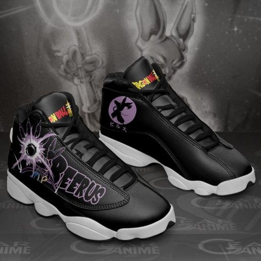 Beerus Jordan 13 Sneakers Dragon Ball Super Custom Anime Shoes MN11 - 2 - GearAnime