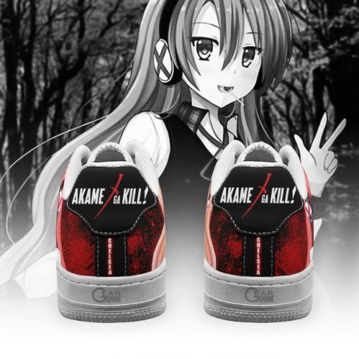 Akame Ga Kill Chelsea Air Force Shoes Custom Anime Sneakers PT11 - 3 - GearAnime