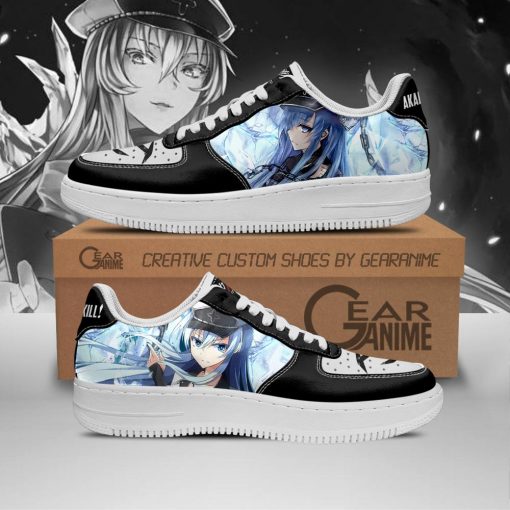 Akame Ga Kill Esdeath Air Force Shoes Custom Anime Sneakers PT11 - 1 - GearAnime