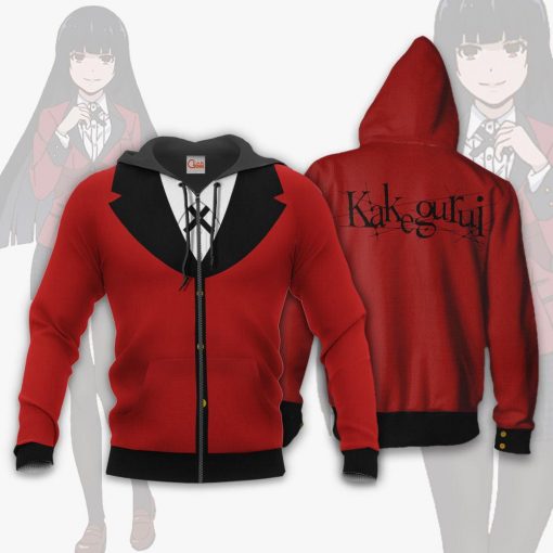 Yumeko Uniform Shirt Kakegurui Anime Hoodie Jacket VA11 - 1 - GearAnime