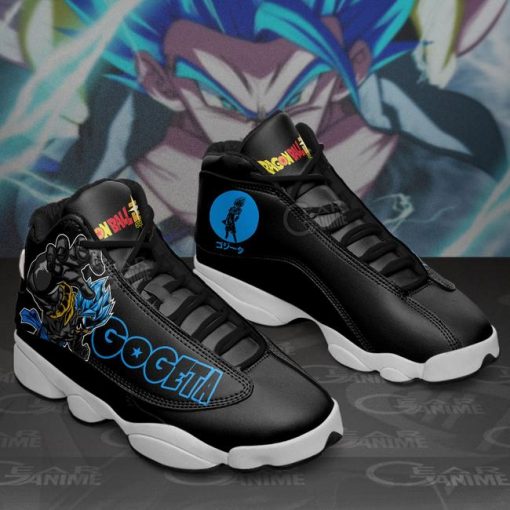 Gogeta Jordan 13 Sneakers Dragon Ball Super Anime Shoes MN11 - 2 - GearAnime