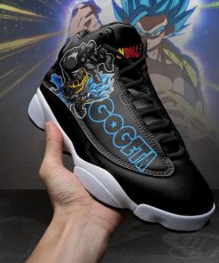 Gogeta Jordan 13 Sneakers Dragon Ball Super Anime Shoes MN11 - 3 - GearAnime