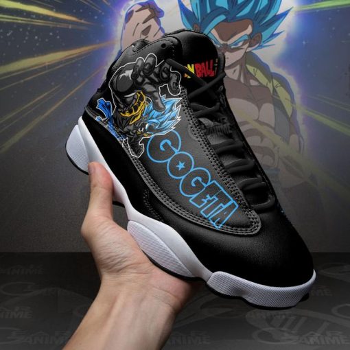 Gogeta Jordan 13 Sneakers Dragon Ball Super Anime Shoes MN11 - 3 - GearAnime