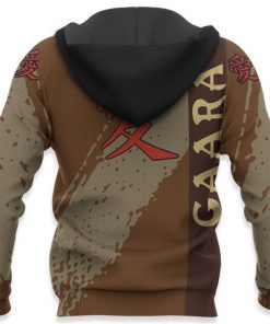 Gaara Hoodie Shirt Naruto Anime Jacket VA12 - 5 - GearAnime