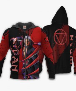 Hidan Hoodie Akatsuki Naruto Shirt Custom Anime Zip Jacket - 1 - GearAnime