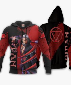 Hidan Hoodie Akatsuki Naruto Shirt Custom Anime Zip Jacket - 3 - GearAnime