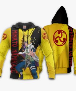 Namikaze Minato Hoodie Shirt Naruto Anime Jacket VA12 - 3 - GearAnime