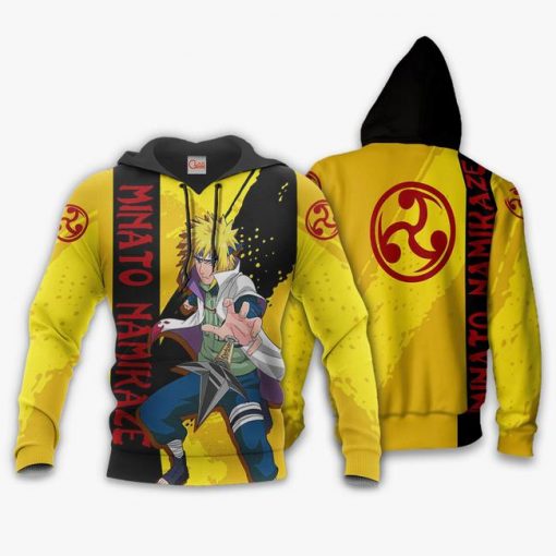 Namikaze Minato Hoodie Shirt Naruto Anime Jacket VA12 - 3 - GearAnime