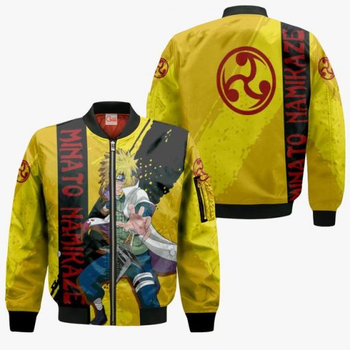 Namikaze Minato Hoodie Shirt Naruto Anime Jacket VA12 - 4 - GearAnime