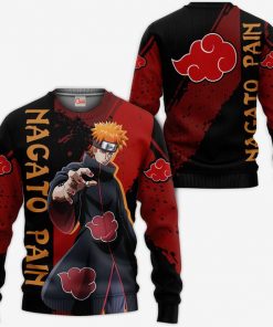 Nagato Pain Hoodie Akatsuki Naruto Shirt Custom Anime Zip Jacket - 2 - GearAnime