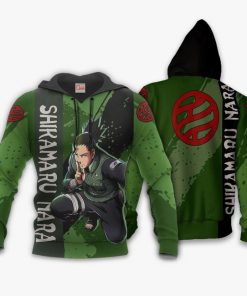 Nara Shikamaru Hoodie Shirt Naruto Anime Jacket VA12 - 3 - GearAnime